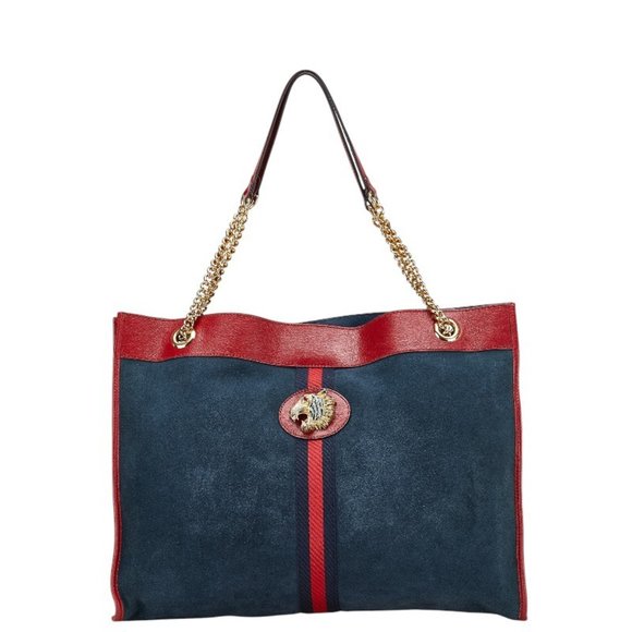 Gucci Handbags - GUCCI Red Leather Shoulder Bag